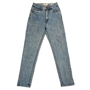 Cotton On Jeans Womens Size 4 Stretch Mom Stonewash‎ 90s Retro